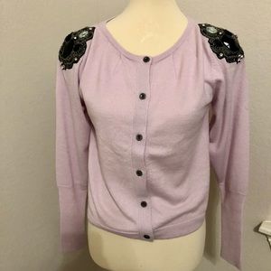 NWOT TIBI JEWELED CARDIGAN SZ SMALL